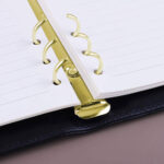 Binder de Cuero PU / Negro / Para Hojas A5 - Imagen 3