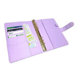 Binder de Cuero PU / Lila / Para Hojas A5 - Imagen 2