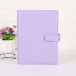 Binder de Cuero PU / Lila / Para Hojas A5