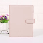 Binder de Cuero PU / Nude / Para Hojas A5