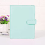 Binder de Cuero PU / Verde Agua / Para Hojas A5