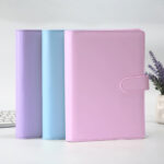 Binder de Cuero PU / Celeste / Para Hojas A5 - Imagen 4
