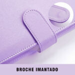 Binder de Cuero PU / Lila / Para Hojas A5 - Imagen 4