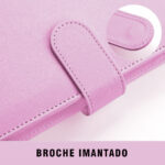 Binder de Cuero PU / Rosado / Para Hojas A5 - Imagen 4
