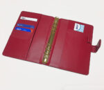 Binder de Cuero PU / Rojo / Para Hojas A5 - Imagen 2