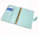 Binder de Cuero PU / Verde Agua / Para Hojas A5 - Imagen 2
