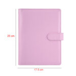 Binder de Cuero PU / Rosado / Para Hojas A5 - Imagen 3